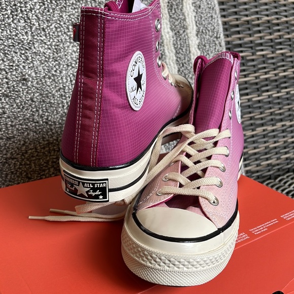 Converse Chuck Taylor 70 All Star Hi Rose Maroon/Naples MENS - Picture 10 of 16